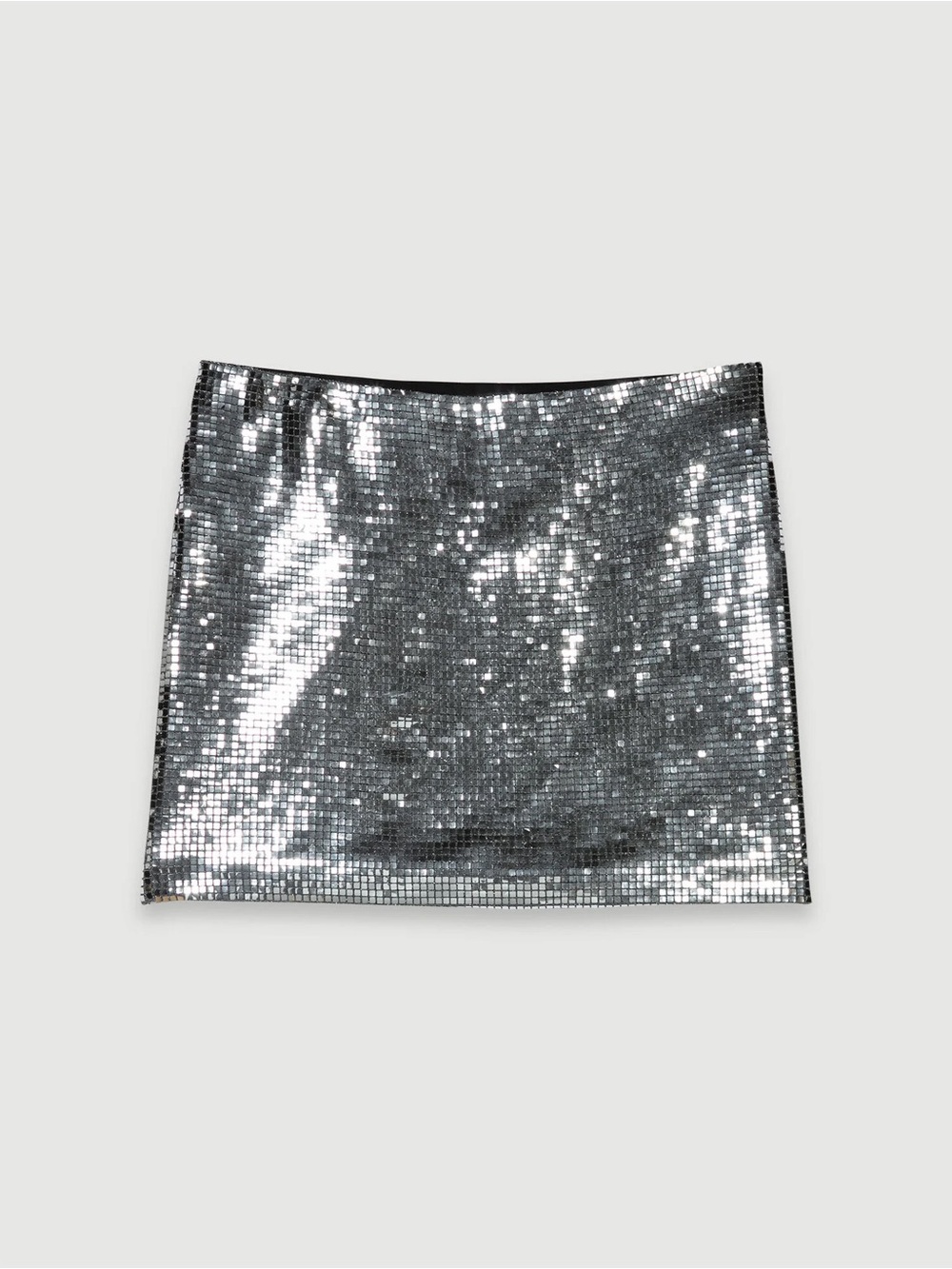 Maje Short Skirt with Rhinestones